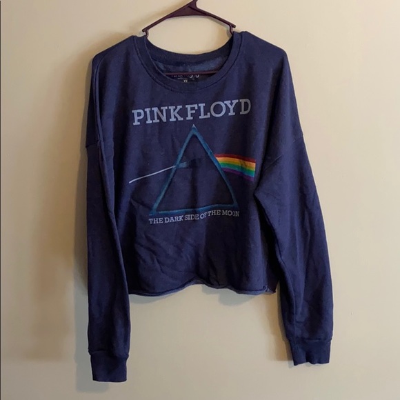 Pink Floyd Tops - Pink Floyd Crop Crew Neck Sweater